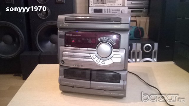 Aiwa nsx-s23 cd/tuner/aux/ampli/deck-внос швеицария, снимка 4 - Ресийвъри, усилватели, смесителни пултове - 14434960