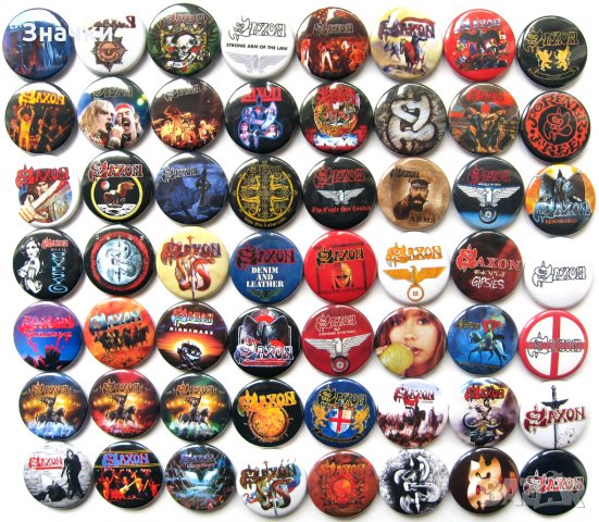 Значки на Saxon