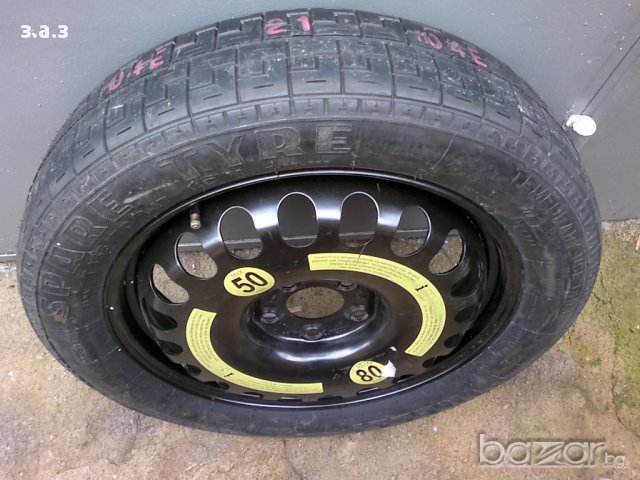 Резервна гума патерица за ауди и мерцедес 15, 16, 17, 18, 19, и 20 цола , снимка 2 - Гуми и джанти - 13534598