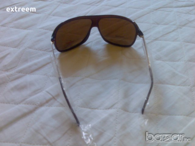 C A R R E R A -Авиатор POLARIZED тъмно кафяв +UV400 & Златиста рамка, снимка 3 - Слънчеви и диоптрични очила - 10546737