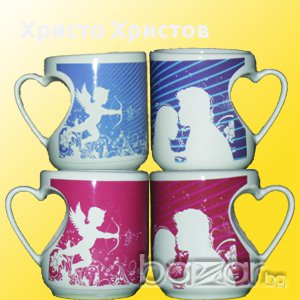 Чаши за мляко за нея и него!!! 