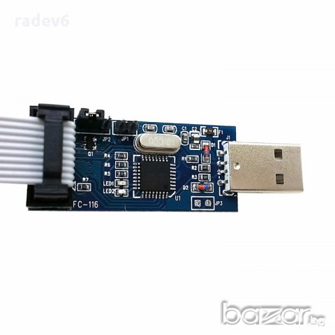 USBASP USBISP AVR Програматор с кабел, ATMEGA8 ATMEGA128