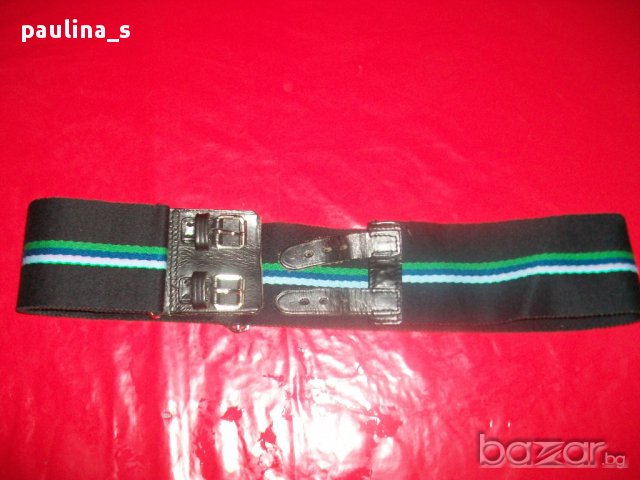 Дамски колан със закопчалка от естествена кожа