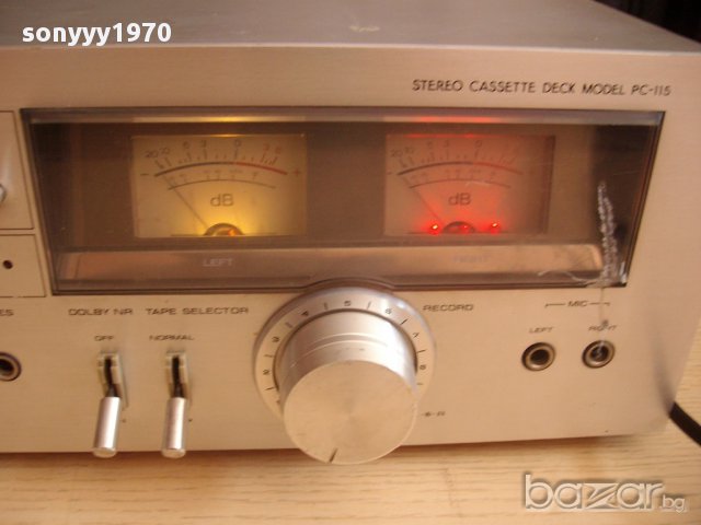 toshiba pc-115 stereo cassette deck-внос швеицария, снимка 7 - Ресийвъри, усилватели, смесителни пултове - 12109578