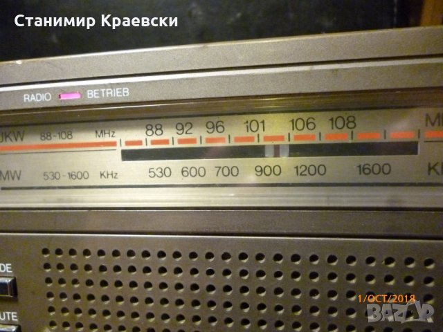 ELITE electronic- tr 1200 uhrenradio - vintage 89 - финал, снимка 3 - Радиокасетофони, транзистори - 23051985
