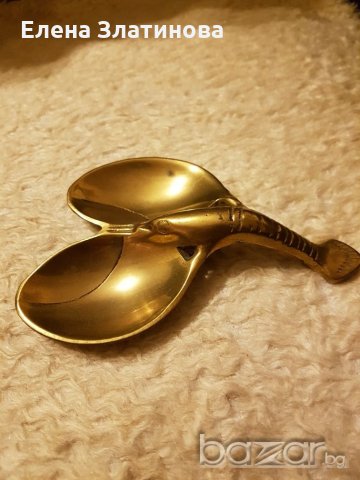 Месингов пепелник, снимка 2 - Кухненски принадлежности - 20460085