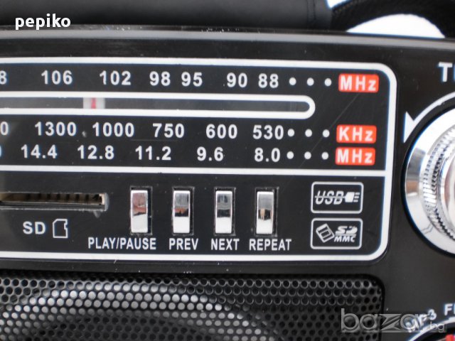 Продавам Радиоприемник тон колона YUEGAN YG-923 URT с МР 3 плеър с радио тунер,дистанционно, снимка 6 - Радиокасетофони, транзистори - 17153089