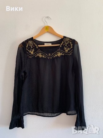 Vero Moda  блуза с камъни, снимка 1 - Блузи с дълъг ръкав и пуловери - 24719152