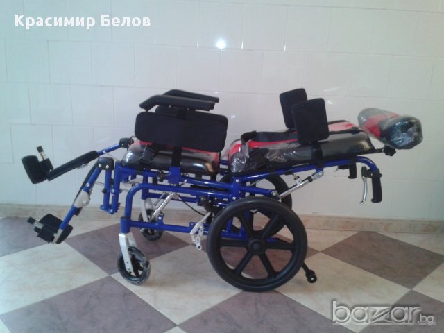 Инвалидна количка за деца и юноши с детска церебрална парализа(ДЦП), снимка 7 - Детски колички - 13579694