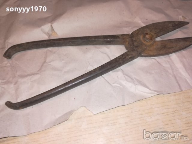стари ножици за ламарина-29см, снимка 1 - Колекции - 20979240