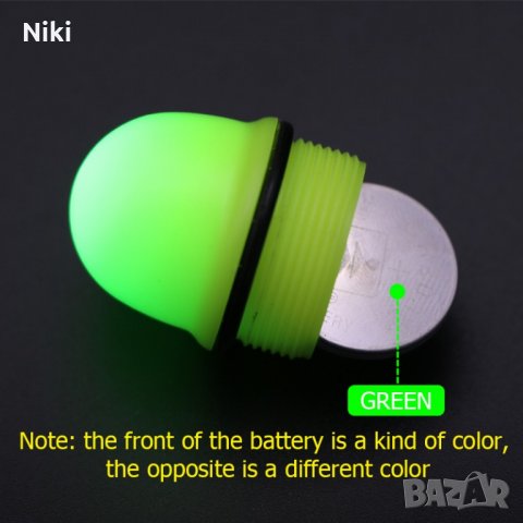 Светеща подвижна тапа с батерия, снимка 2 - Такъми - 22055579