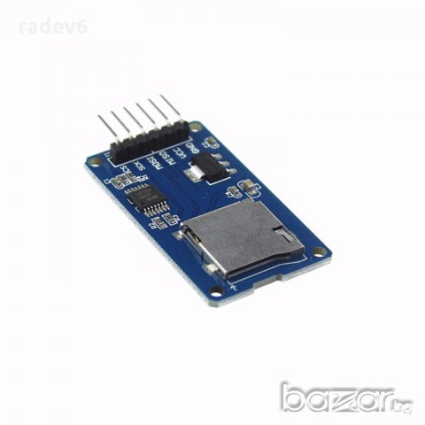Модул за микро SD карти // Micro SD Card, Ардуино / Arduino, снимка 1 - Друга електроника - 15407058