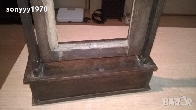 АНТИК-OLD-антика-старина дървения за огледало-45х29х14см, снимка 7 - Колекции - 22006280