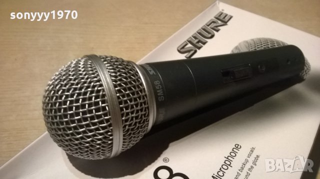 shure beta58s-microphone new, снимка 12 - Микрофони - 23364379
