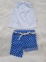 Къси панталонки и блузка 6-9 месеца, снимка 2