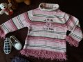 🎀🎁🎀 Плетено пуловерче на Palomino за 4-5 год., снимка 1