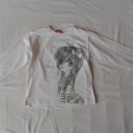 Памучни блузи с дълъг ръкав - 3бр., снимка 2 - Детски Блузи и туники - 11366363