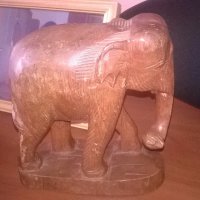дървен слон-за колекция, снимка 1 - Антикварни и старинни предмети - 19743302