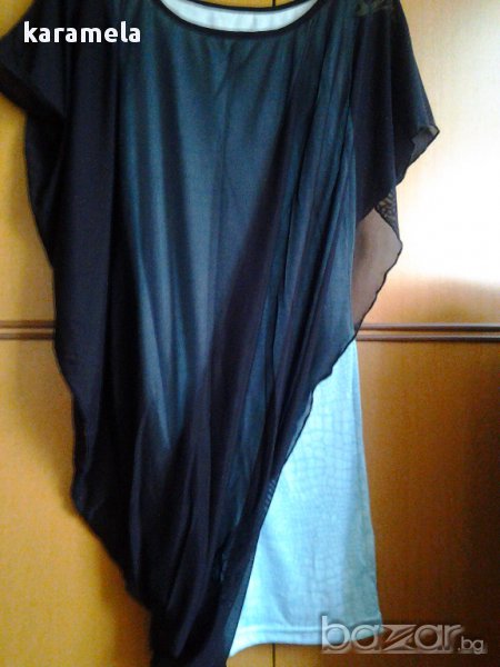 нова модерна асиметрична рокля, снимка 1