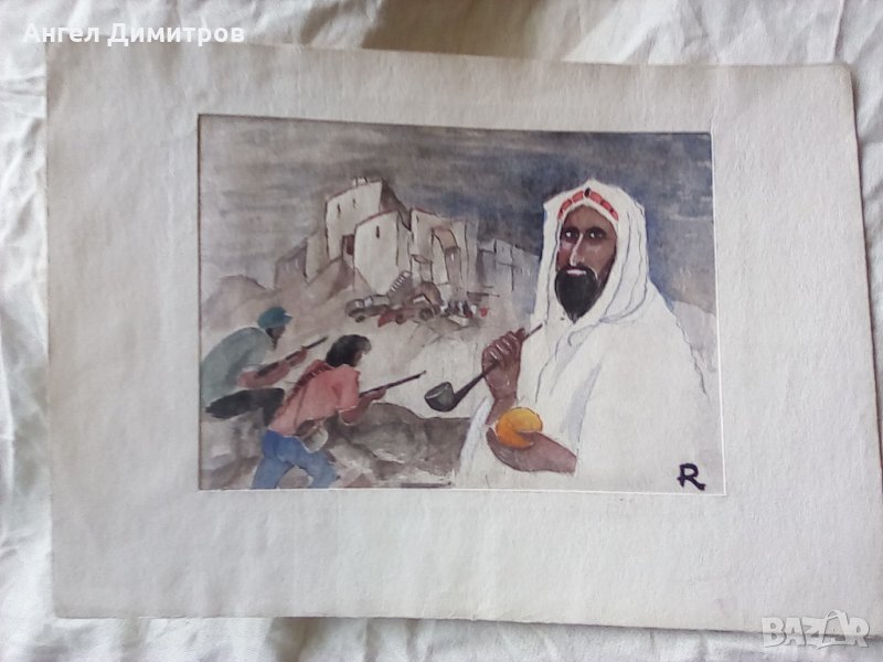 Картина акварел Георги Репнински , снимка 1