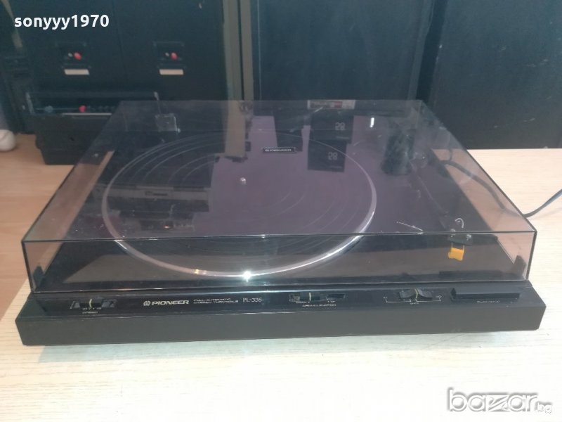 pioneer pl-335-made in japan-грамофон-внос швеицария, снимка 1