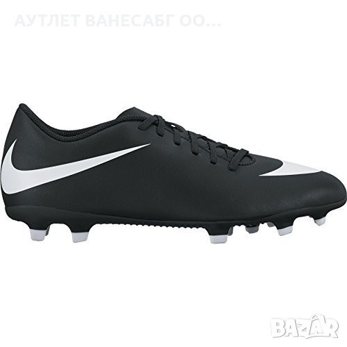 НАМАЛЕНИЕ!!!Футболни обувки калеври NIKE BRAVATA II FG Черно/Бяло 844436-001 №45.5, снимка 1