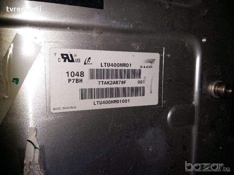 LED TV PANEL LTU400HM01 LED BACKLIG DIOD , снимка 1