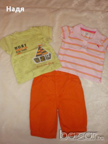 Бебешки панталон и две блузки + подарък, снимка 1 - Бебешки блузки - 11345789