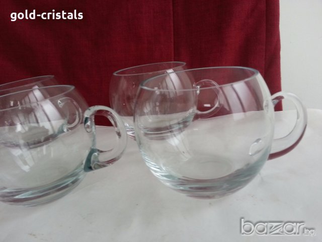  кристални чаши , снимка 5 - Антикварни и старинни предмети - 19994474
