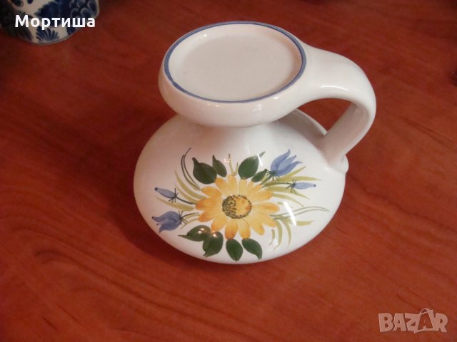 gollhammer keramik КОЛЕКЦИОНЕРСКИ  свещник , снимка 2 - Декорация за дома - 26103436