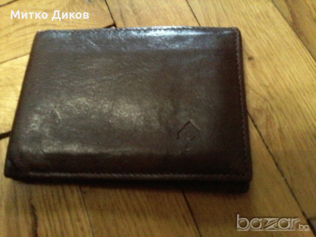 Портфейл Ромб -естествена кожа