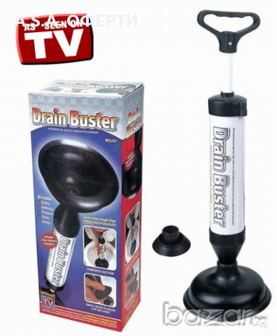Drain Buster -  Вакуумна помпа за отпушване на канали , снимка 4 - Други стоки за дома - 8349833