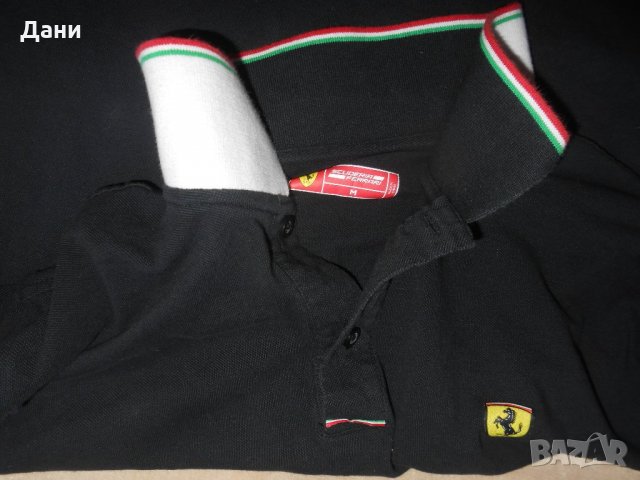 Мъжка тениска Scuderia Ferrari Men's Classic Polo, снимка 6 - Спортни дрехи, екипи - 25792324