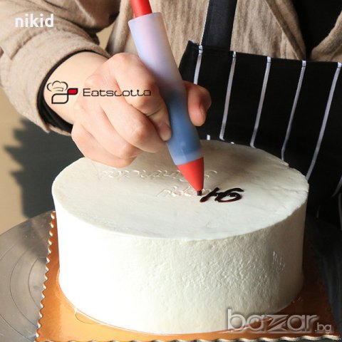 писалка / спринцовка за надпис и декорация украса надписване декориране на торта сладки бисквотки, снимка 1 - Аксесоари за кухня - 12678143