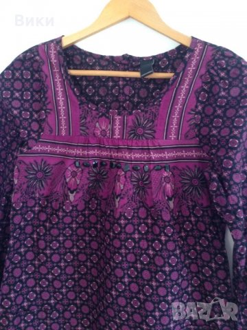 Лилава туника риза, снимка 4 - Ризи - 24364682