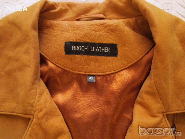 ЕСТЕСТВЕНА КОЖА на BROCH LEATHER, снимка 1 - Сака - 13972995