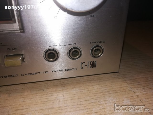 pioneer ct-f500-made in japan-внос швеицария, снимка 13 - Декове - 21147765