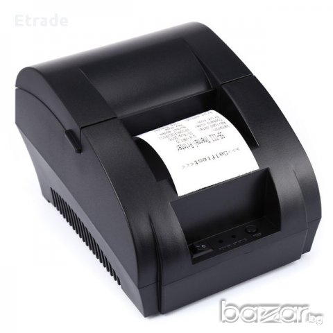 POS принтер за касови бележки и баркодове, снимка 1 - Друго търговско оборудване - 16220258