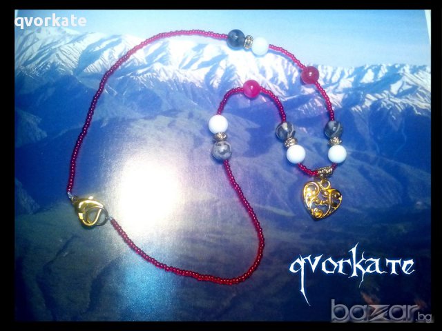 Колие по врата с елемент сърце