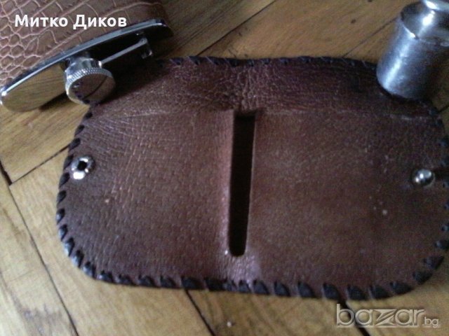 Портфейл естествена кожа елипса-естествена кожа, снимка 4 - Портфейли, портмонета - 20459331