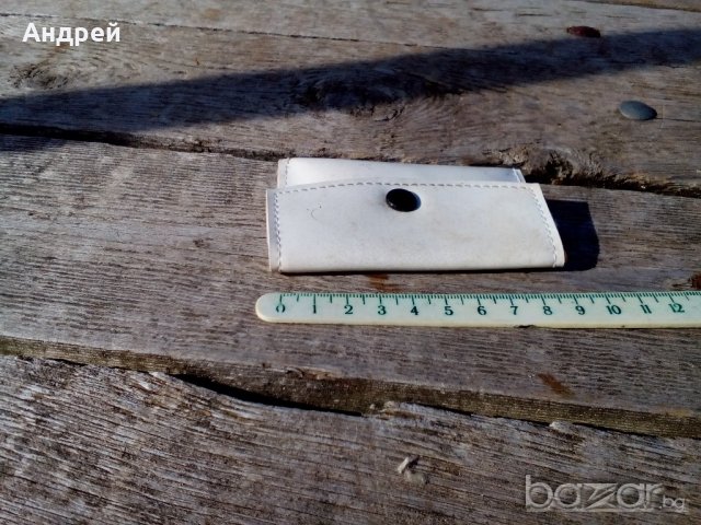 Кожено портмоне, снимка 3 - Антикварни и старинни предмети - 19505537