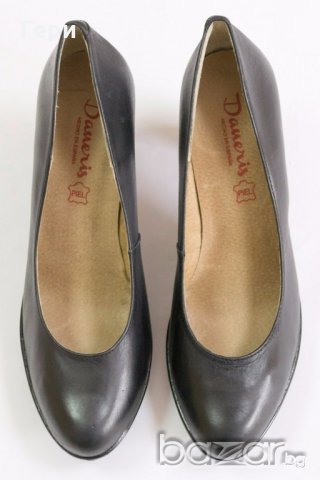 Естествена кожа черни дамски обувки Daneris by Liberitae, снимка 2 - Дамски ежедневни обувки - 18290060