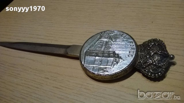 El parado-нож за колекция-21/5см-внос швеицария, снимка 2 - Антикварни и старинни предмети - 15471076