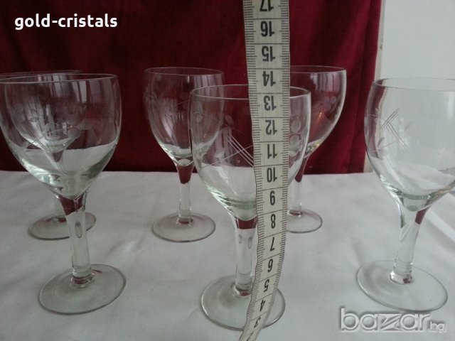 ретро чаши гравирани , снимка 4 - Антикварни и старинни предмети - 20616854