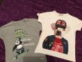 ZARA + Tom Tailor тениски, 6-7 год, снимка 1 - Детски Блузи и туники - 25623515