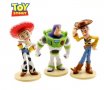 3 бр Toy Story Играта на играчките пластмасови фигурки PVC за игра и украса торта топер играчки