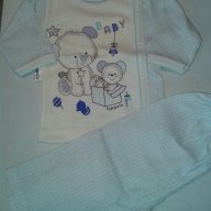 Бебешка блузка с панталонки - 56 см, снимка 2 - Бебешки блузки - 14403871