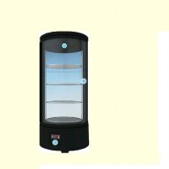 1. Луксозна нова витрина вертикална за торти  средно-температурна със дървен обков нюанс светъл чам , снимка 14 - Фигурки - 11550826