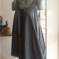 дамска рокля памук без размер сива, снимка 1 - Рокли - 15688359