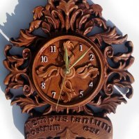 Часовници от дърво, дърворезба, за подарък , снимка 16 - Декорация за дома - 21416211